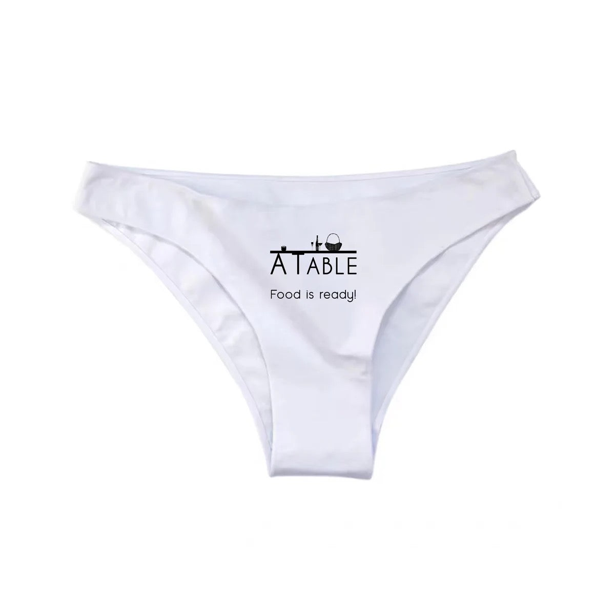 Female Underwear - Food is ready!