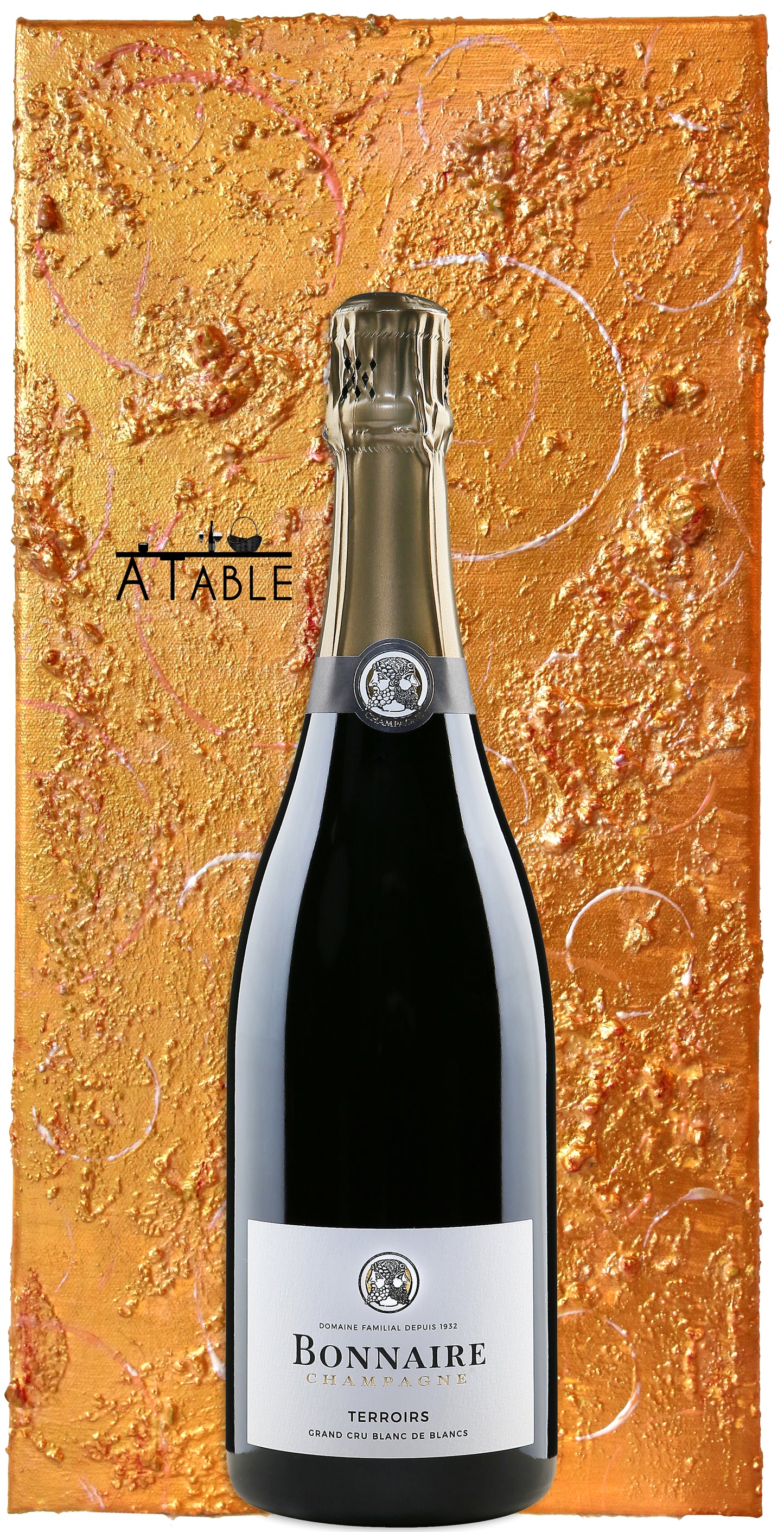 Terroirs Grand Cru Blanc de Blancs (750 ml) - CHAMPAGNE BONNAIRE