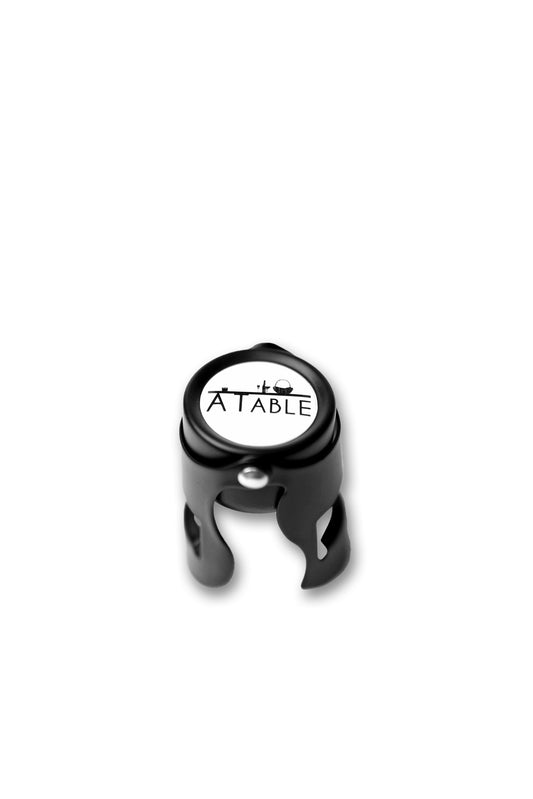 Bottle Stopper (Stainless steel, black satin)