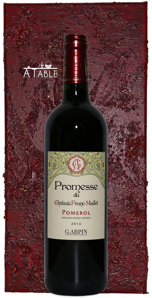 Pomerol 2016 - PROMESSE DU CHÂTEAU FRANC MAILLET